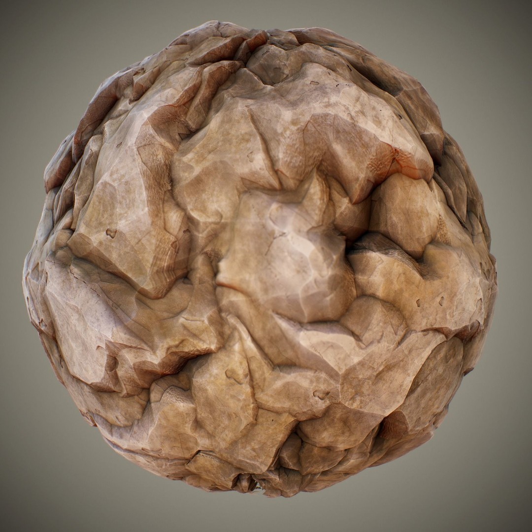 Stylized Desert Materials 3D Model – PBR Textures for Games, Unity & Unreal - View 7