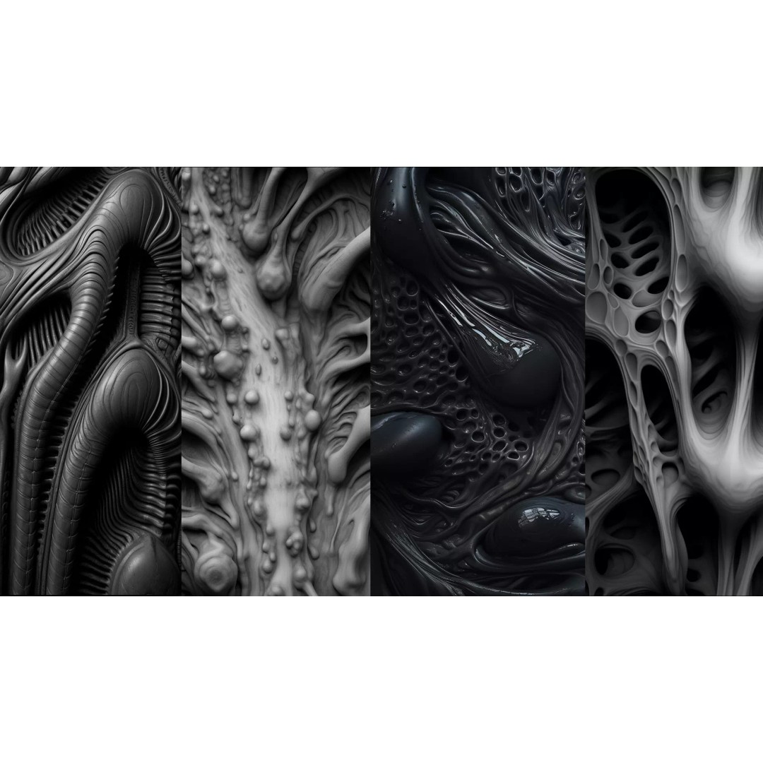 Beksinski Haunting Texture 3D Model – Organic Textures for ZBrush - View 2