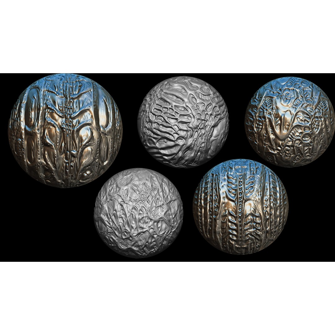 Beksinski Haunting Texture 3D Model – Organic Textures for ZBrush - View 5