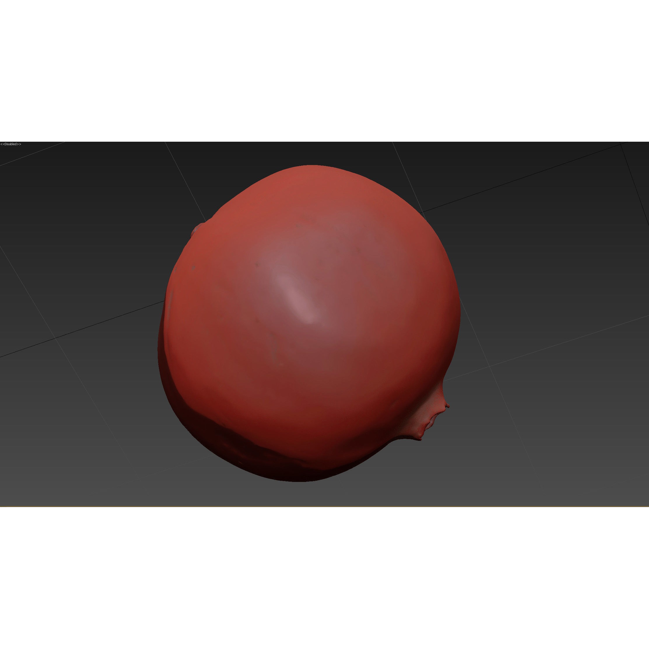 4k Scanned Pomegranate - Game-Ready 3D Model - View 29