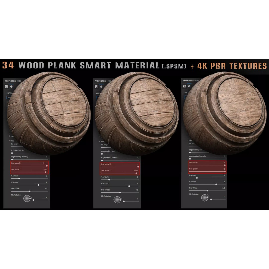 Wood Smart Materials Bundle 3D Model – 96 PBR Textures for Substance Painter