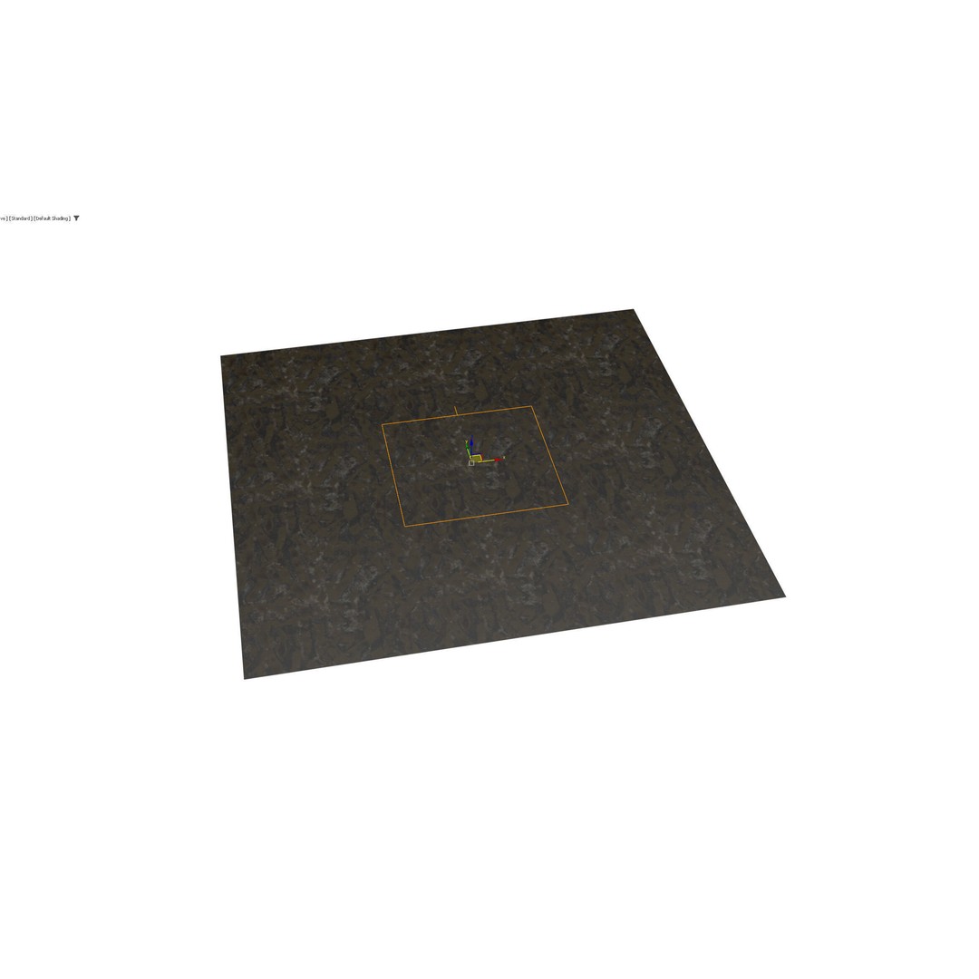 Wet Mud Puddle 3D Model – Seamless PBR Texture with Tire Tracks