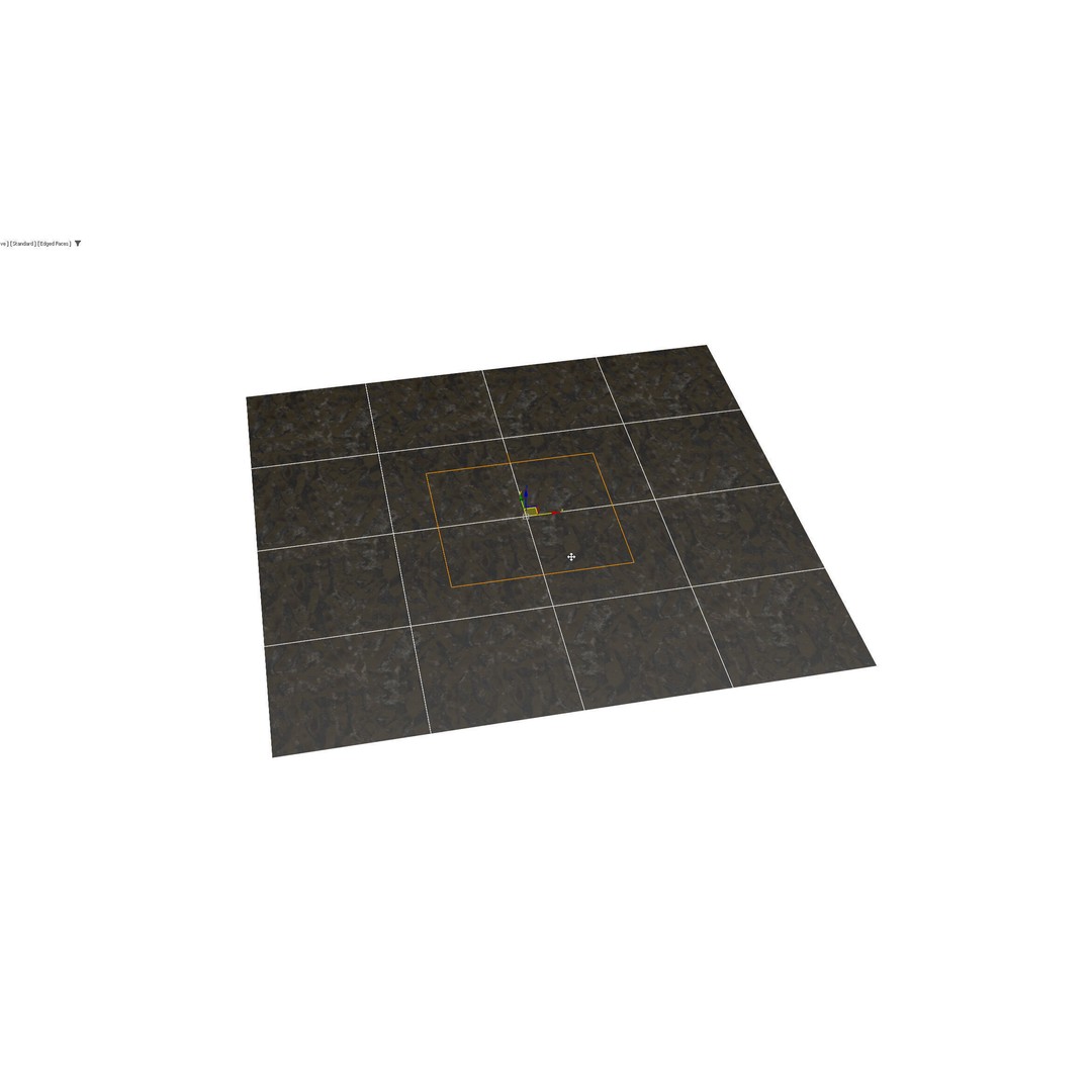 Wet Mud Puddle 3D Model – Seamless PBR Texture with Tire Tracks - View 16