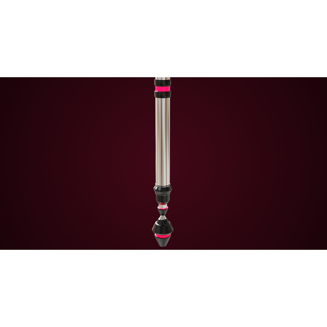 Sci-Fi Battle Hammer 3D Model – Low Poly Game Asset, PBR Textures - View 14
