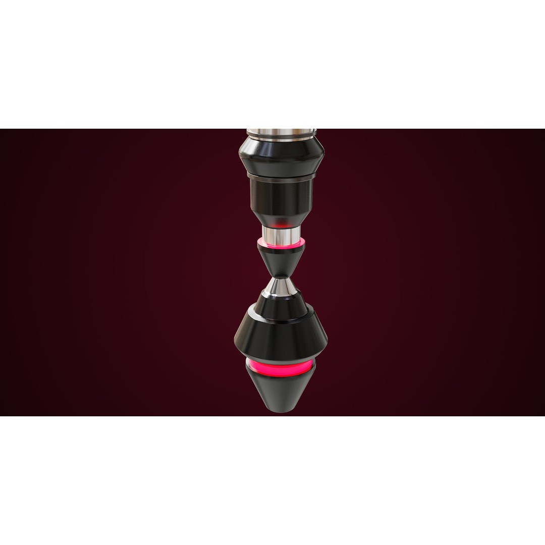 Sci-Fi Battle Hammer 3D Model – Low Poly Game Asset, PBR Textures - View 15