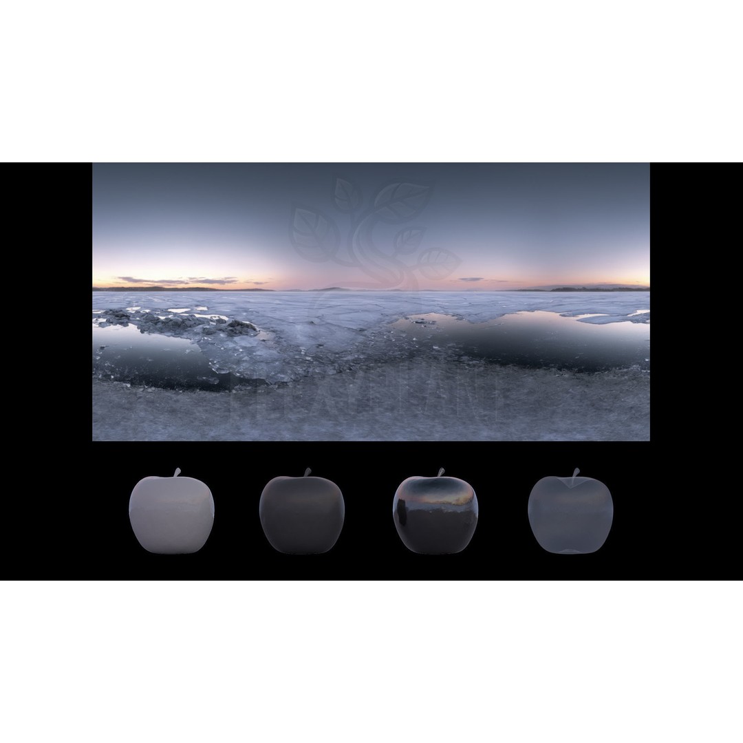 Iceland Glacier HDRI Pack – 12K Textures, Blender & FBX Formats