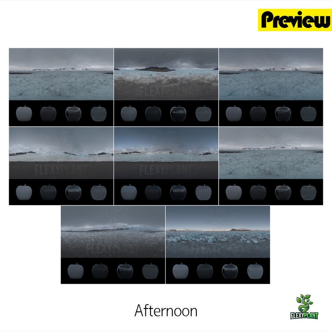 Iceland Glacier HDRI Pack – 12K Textures, Blender & FBX Formats - View 4