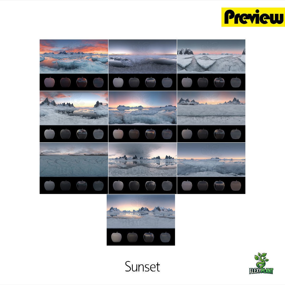 Iceland Glacier HDRI Pack – 12K Textures, Blender & FBX Formats - View 5