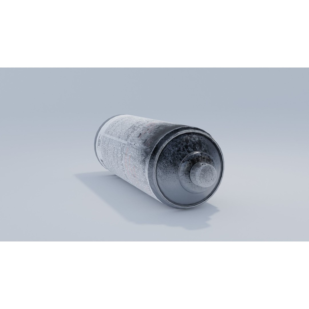 Spray Paint Can 3D Model – Low Poly PBR Asset with 4K Textures