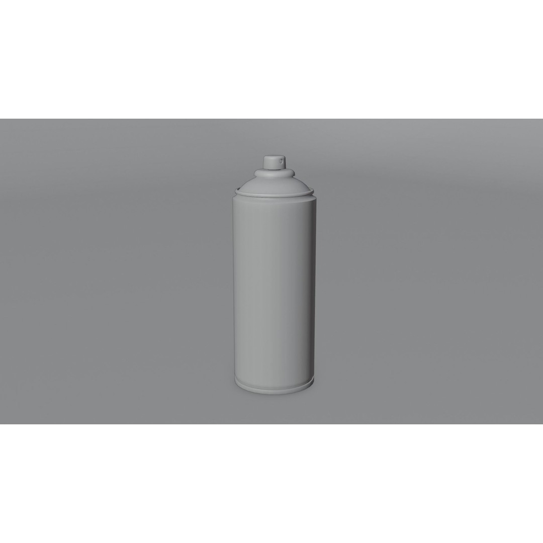 Spray Paint Can 3D Model – Low Poly PBR Asset with 4K Textures - View 5