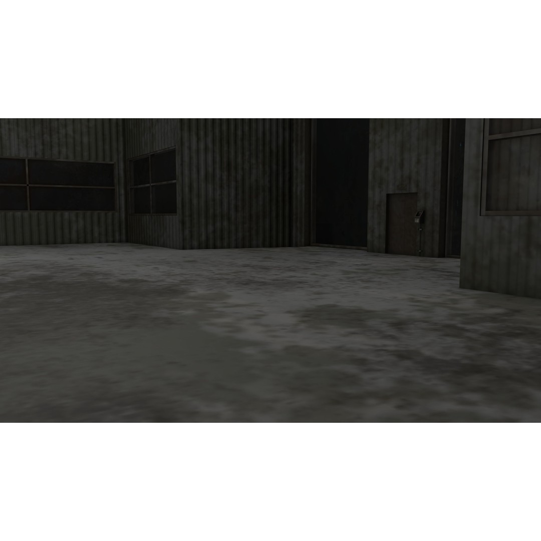 Old Dirty Garage 3D Model – Low Poly PBR Game Asset, FBX, OBJ - View 28