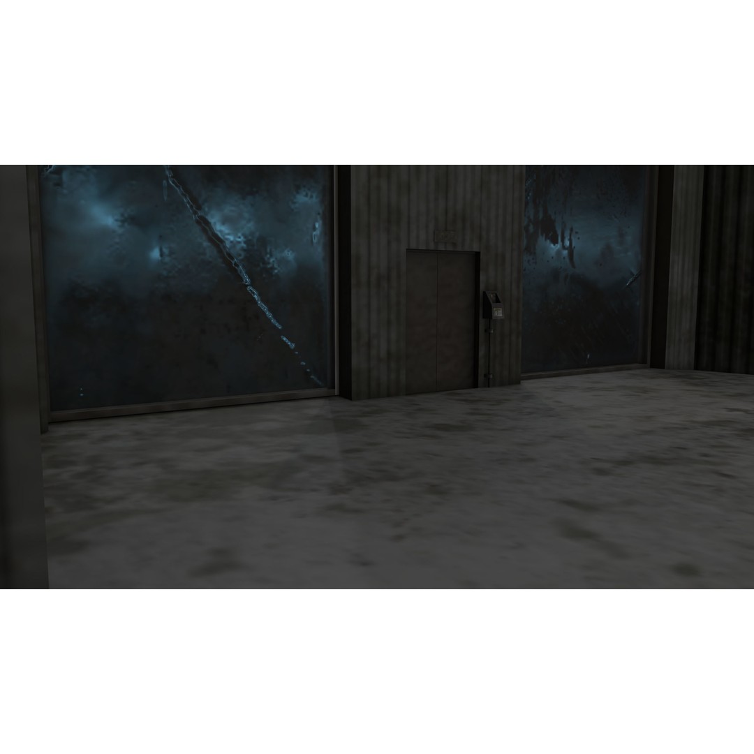 Old Dirty Garage 3D Model – Low Poly PBR Game Asset, FBX, OBJ - View 31