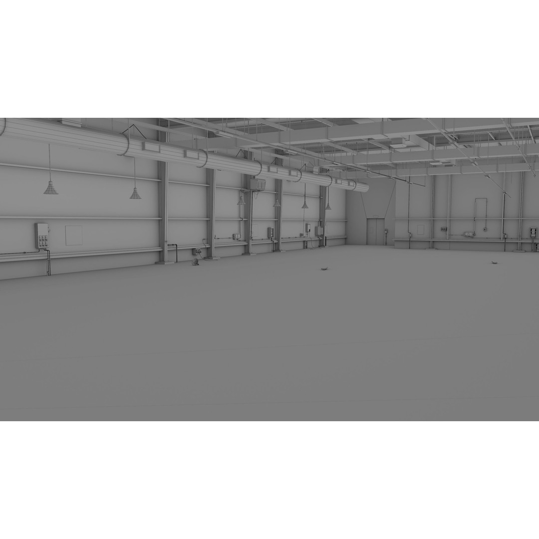 Old Dirty Garage 3D Model – Low Poly PBR Game Asset, FBX, OBJ - View 33