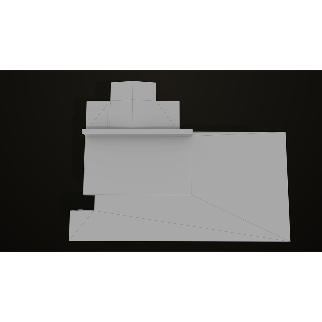 Old Dirty Garage 3D Model – Low Poly PBR Game Asset, FBX, OBJ - View 51