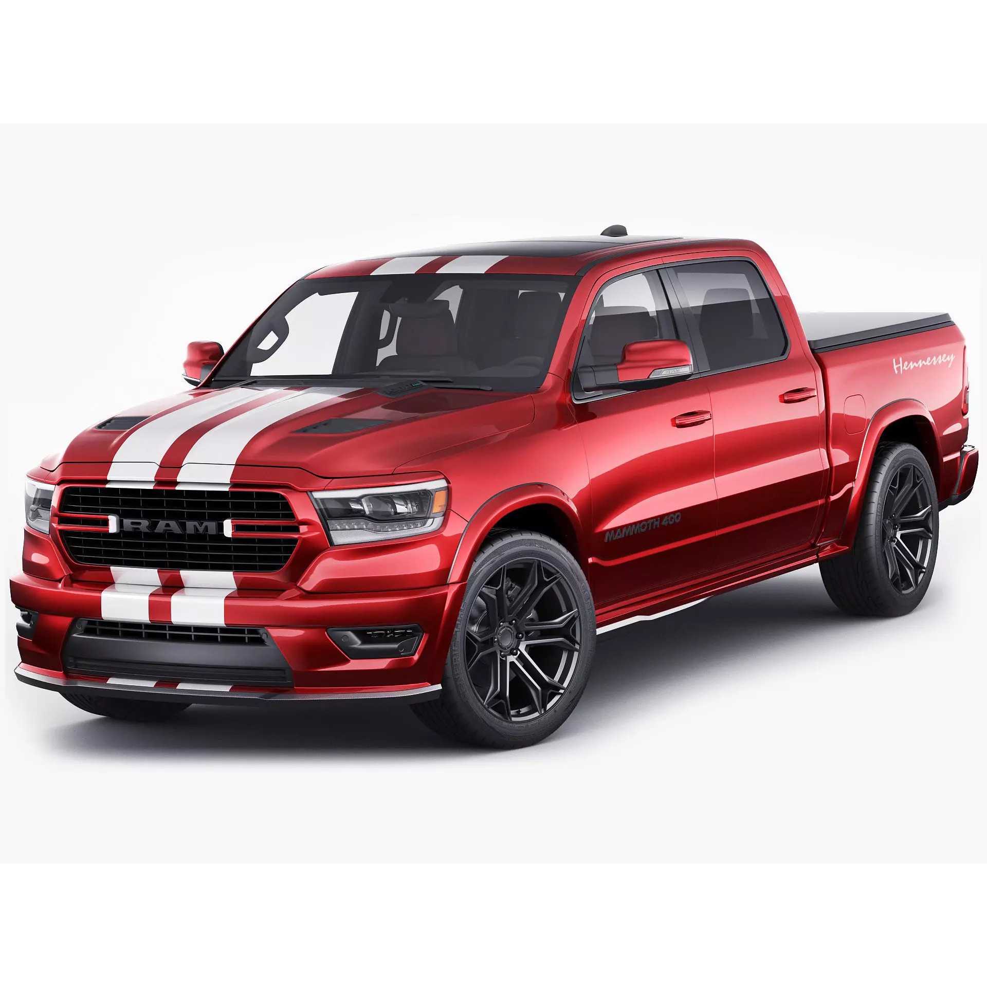 Hennessey MAMMOTH 400 - Game-Ready 3D Model - View 2