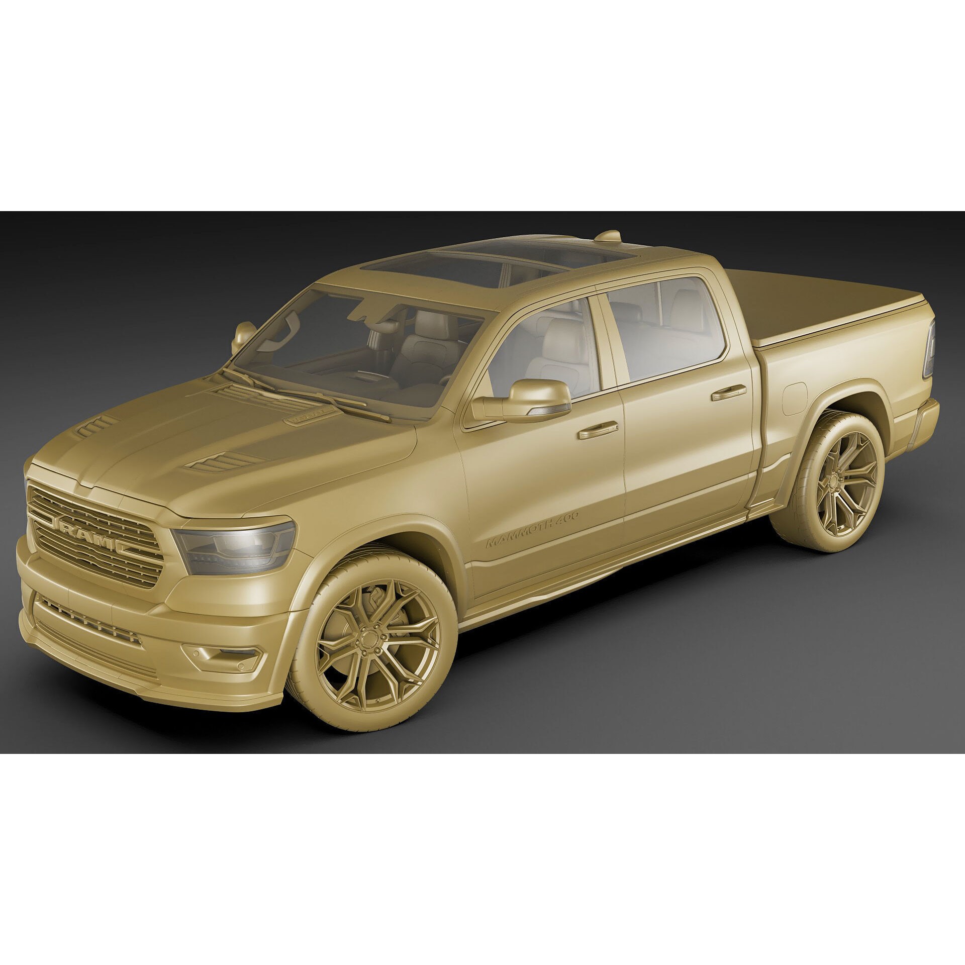 Hennessey MAMMOTH 400 - Game-Ready 3D Model - View 24