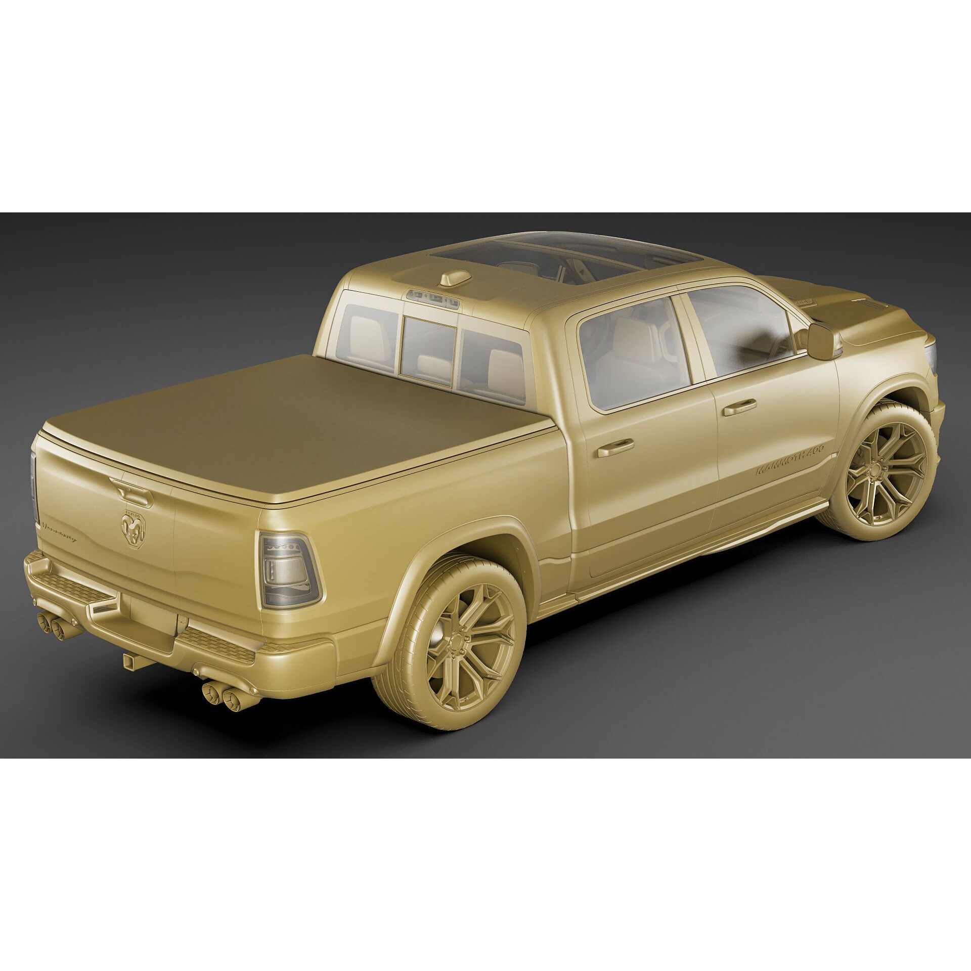 Hennessey MAMMOTH 400 - Game-Ready 3D Model - View 25