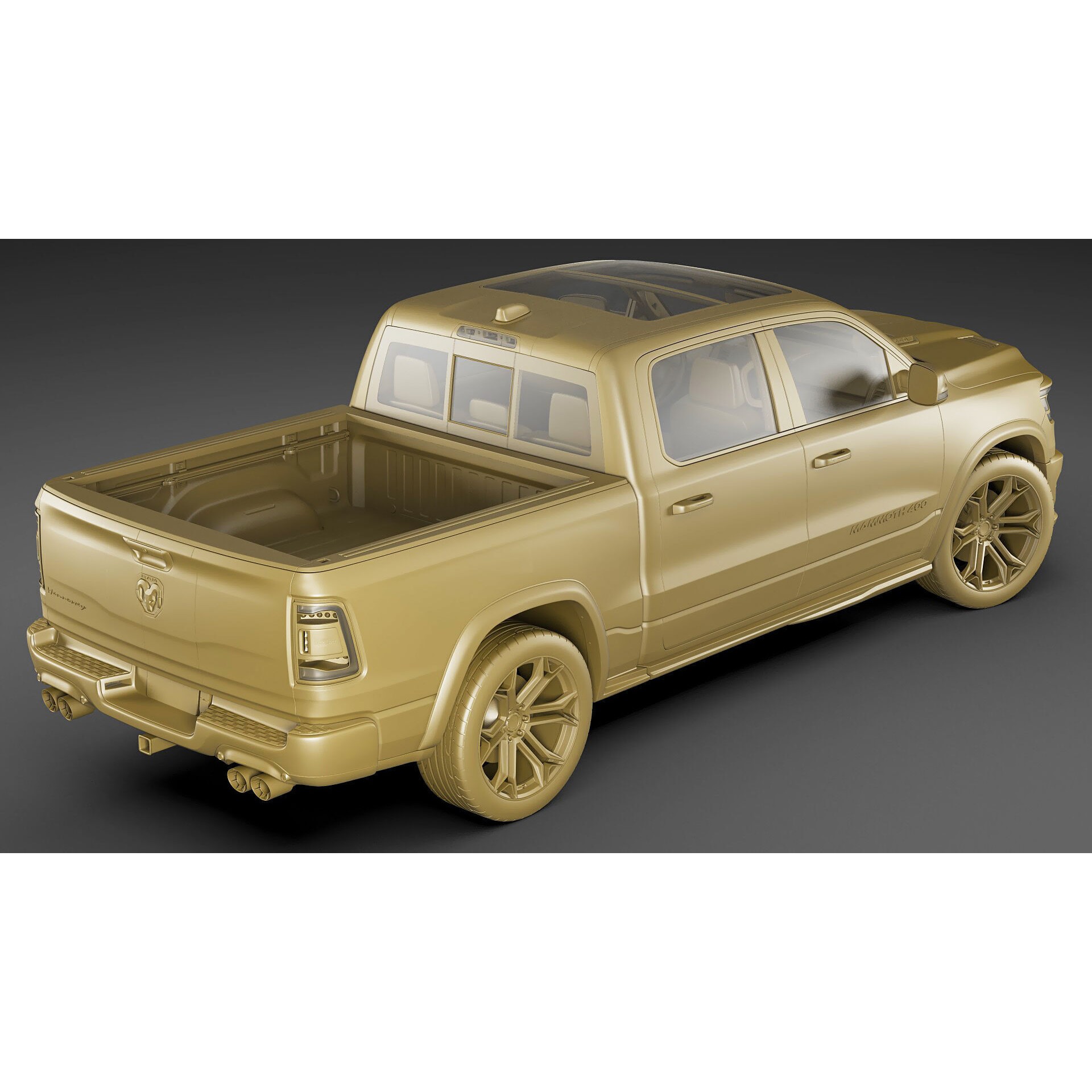 Hennessey MAMMOTH 400 - Game-Ready 3D Model - View 26