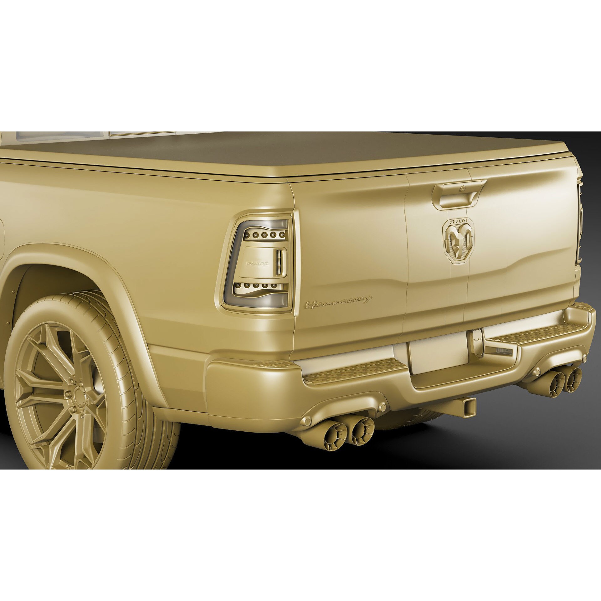 Hennessey MAMMOTH 400 - Game-Ready 3D Model - View 28