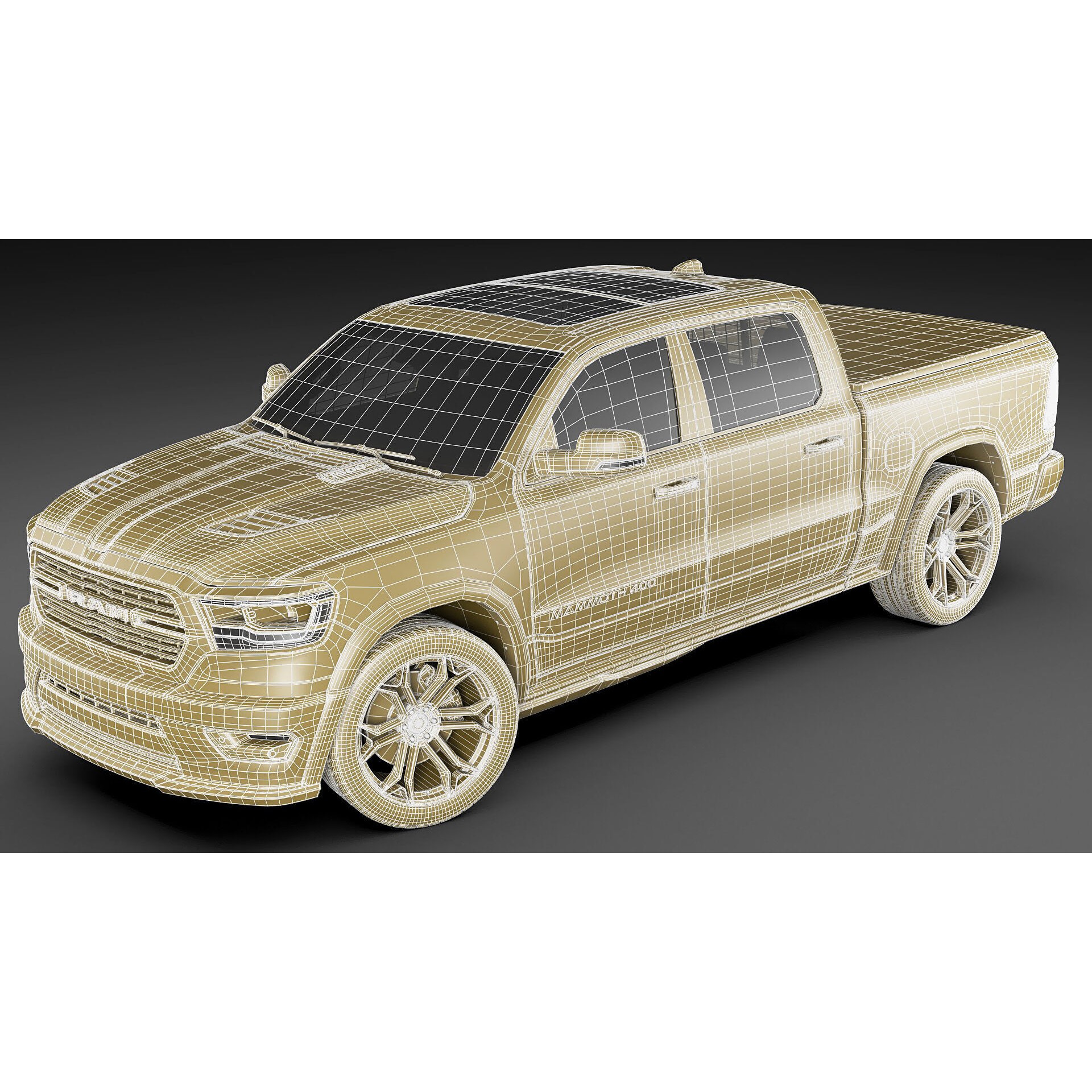 Hennessey MAMMOTH 400 - Game-Ready 3D Model - View 31