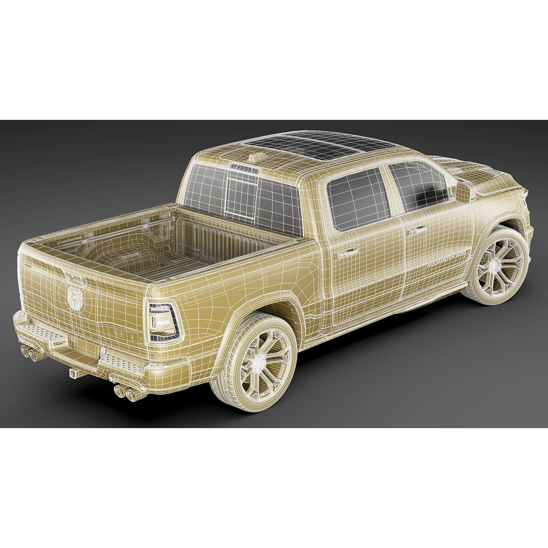 Hennessey MAMMOTH 400 - Game-Ready 3D Model - View 32