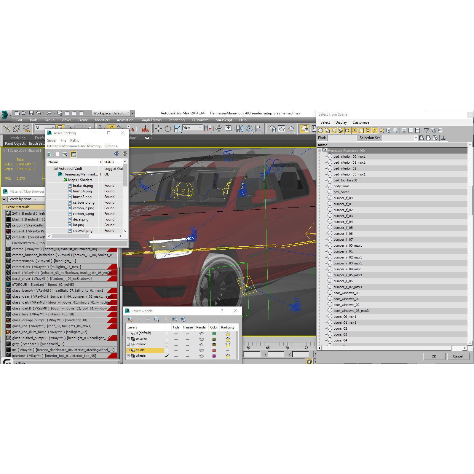 Hennessey MAMMOTH 400 - Game-Ready 3D Model - View 34