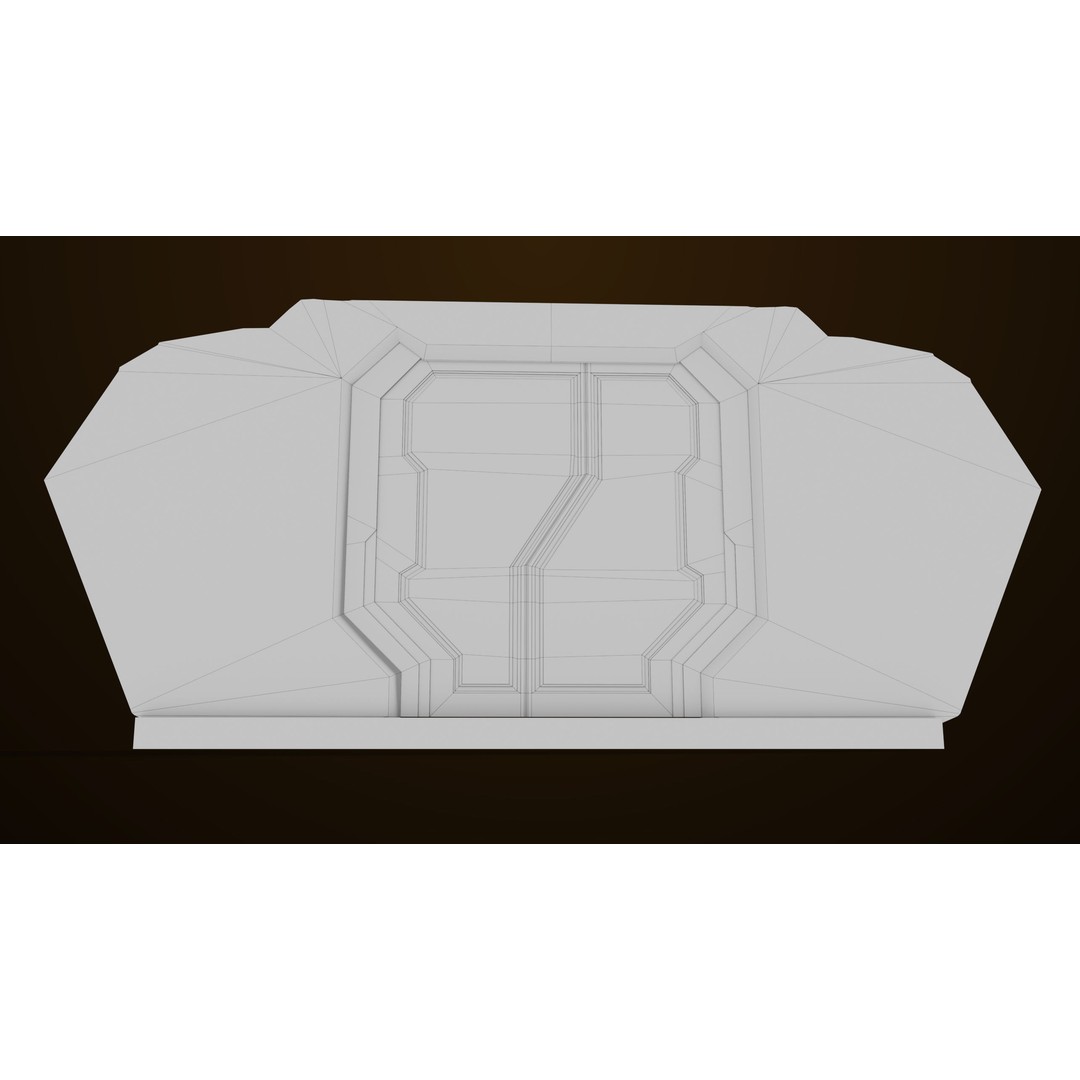 Sci-Fi Door 3D Model – Low Poly Game Asset, PBR Textures Included - View 33