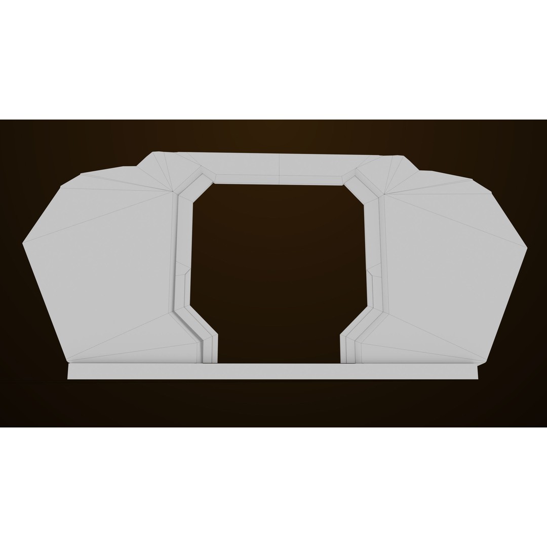 Sci-Fi Door 3D Model – Low Poly Game Asset, PBR Textures Included - View 35
