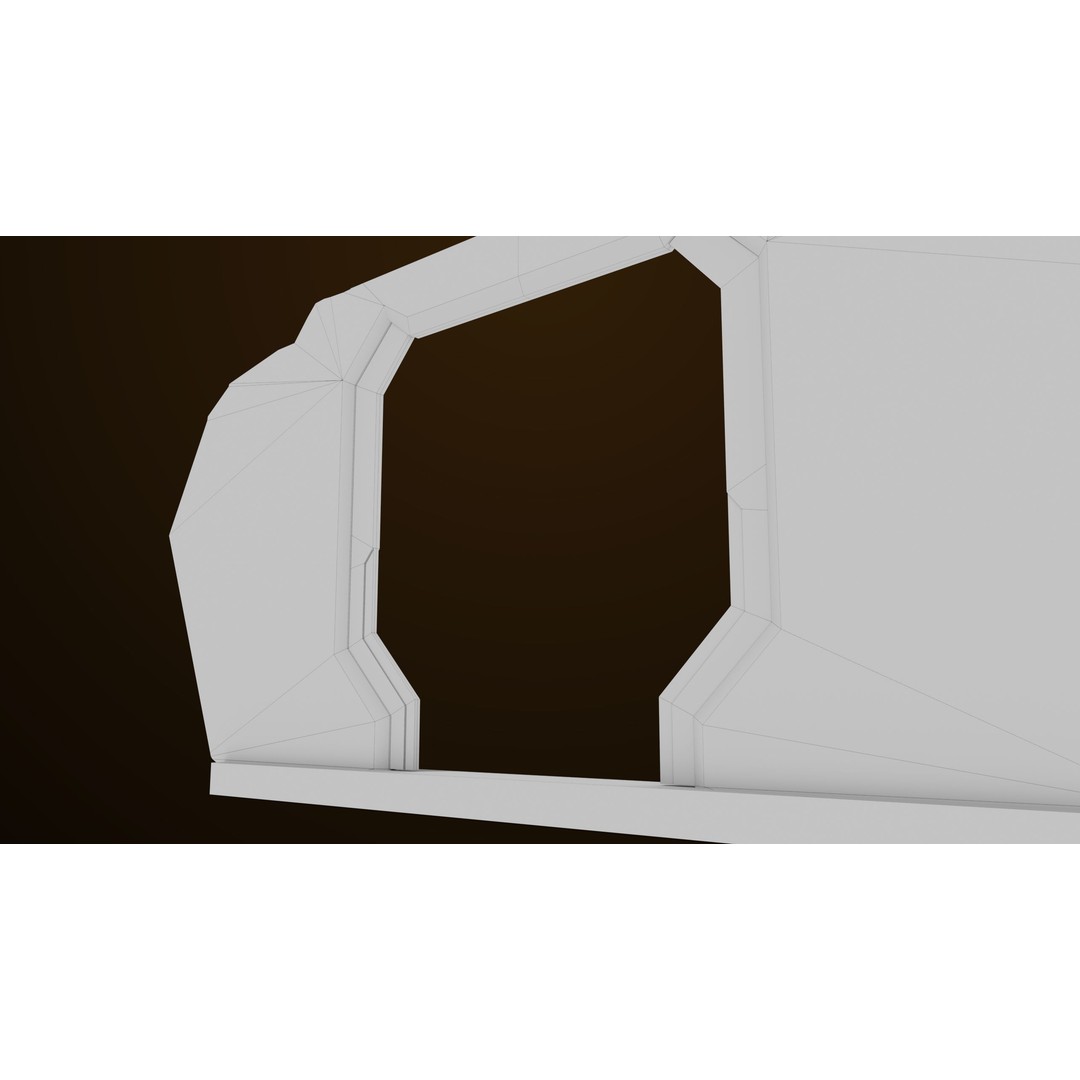Sci-Fi Door 3D Model – Low Poly Game Asset, PBR Textures Included - View 37