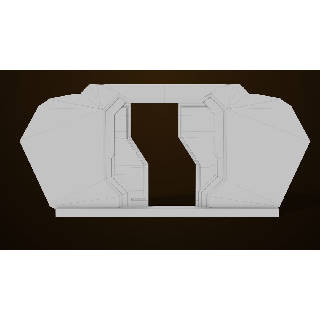 Sci-Fi Door 3D Model – Low Poly Game Asset, PBR Textures Included - View 39
