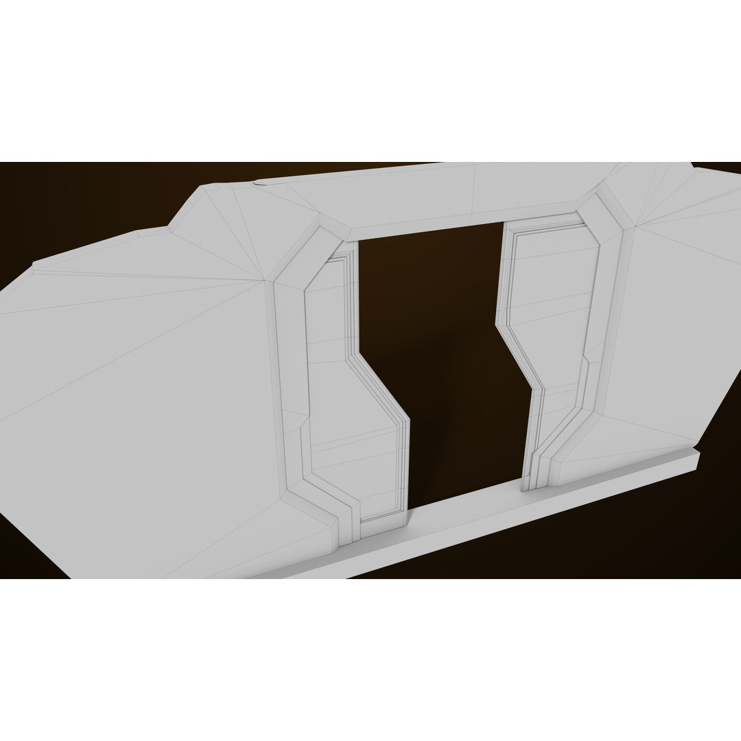 Sci-Fi Door 3D Model – Low Poly Game Asset, PBR Textures Included - View 40
