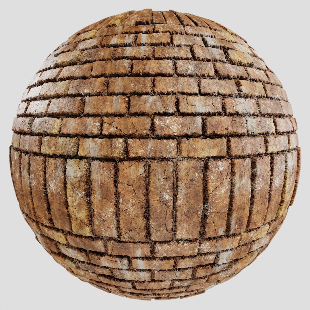 Brick Wall Texture Collection 3D Model – 8K PBR Textures for Archviz - View 19