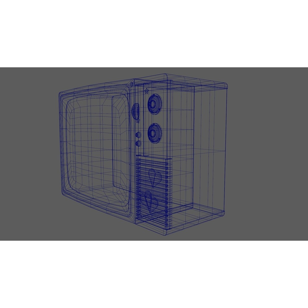 Cartoon Television 3D Model – Stylized Low Poly PBR Asset, FBX - View 17