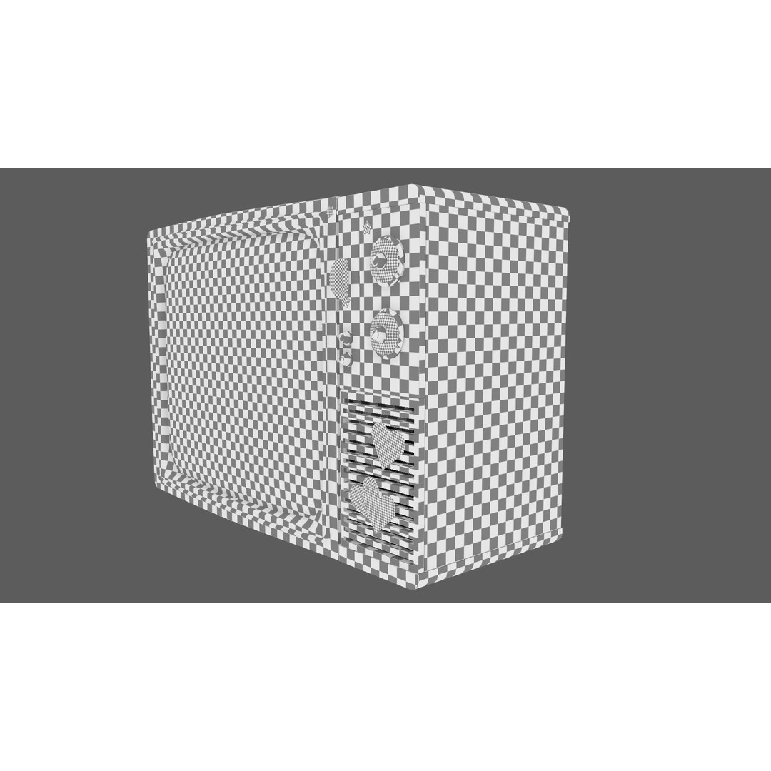 Cartoon Television 3D Model – Stylized Low Poly PBR Asset, FBX - View 21