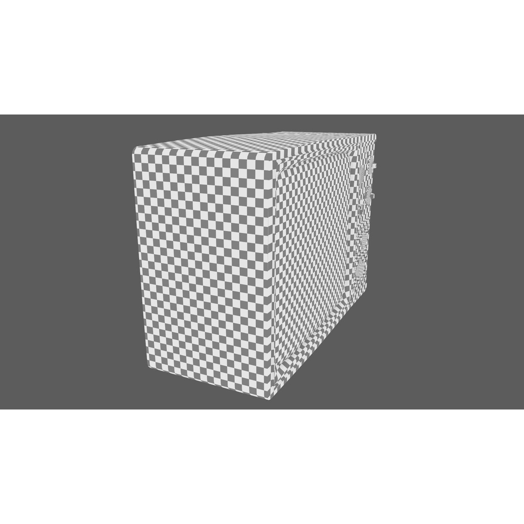 Cartoon Television 3D Model – Stylized Low Poly PBR Asset, FBX - View 23