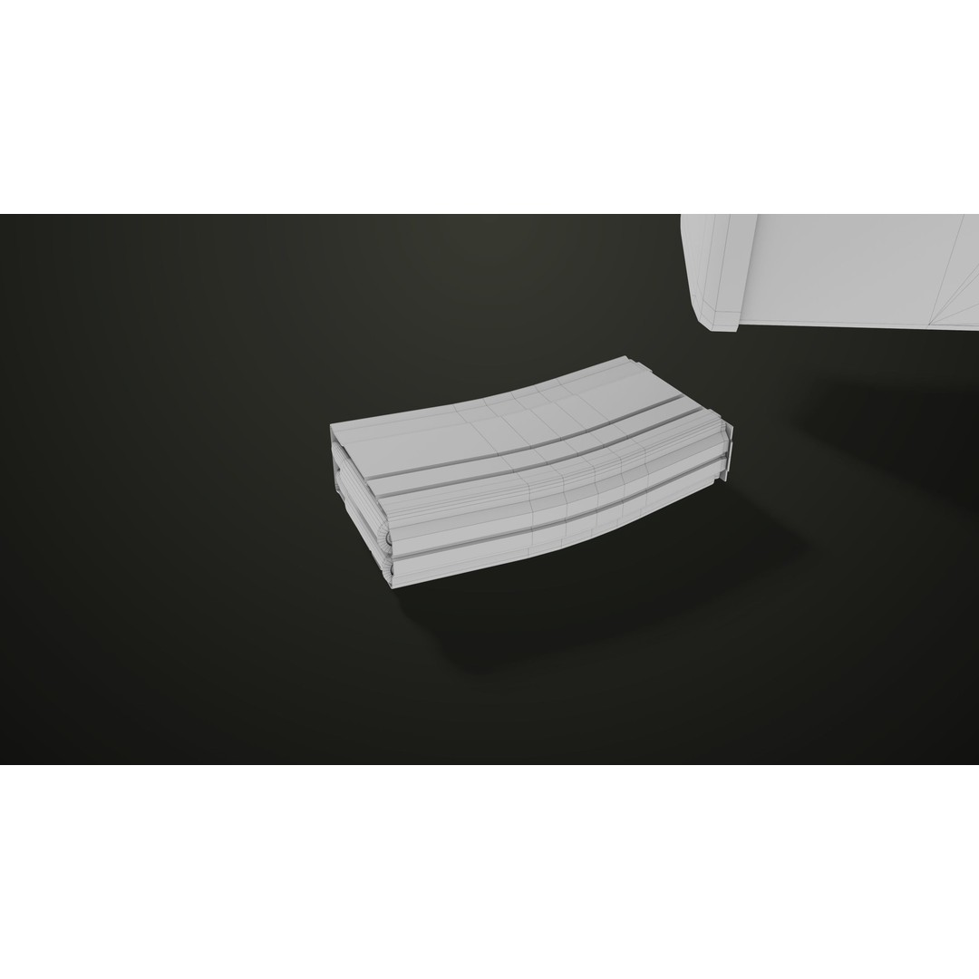 Machine Gun 12 3D Model – Low Poly PBR Game Asset, FBX - View 56