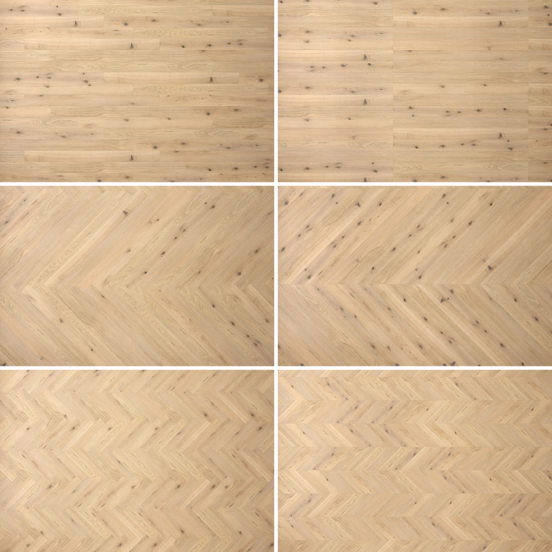 Wood Floor 3D Model – PBR Textures, Various Styles, FBX & OBJ - View 3
