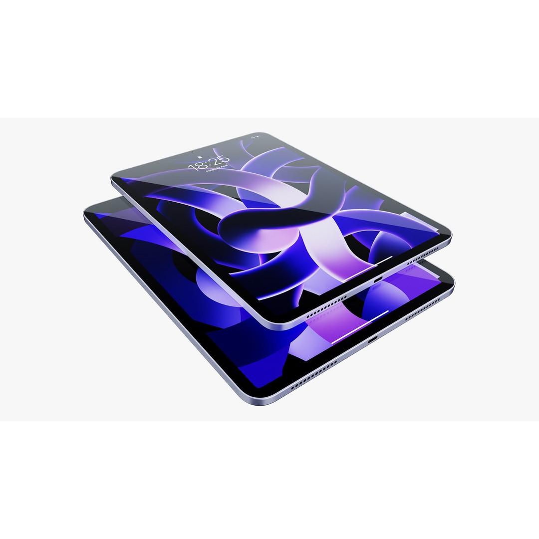 Apple iPad Air 2022 3D Model – Detailed Collection with Pencil & Keyboard - View 32