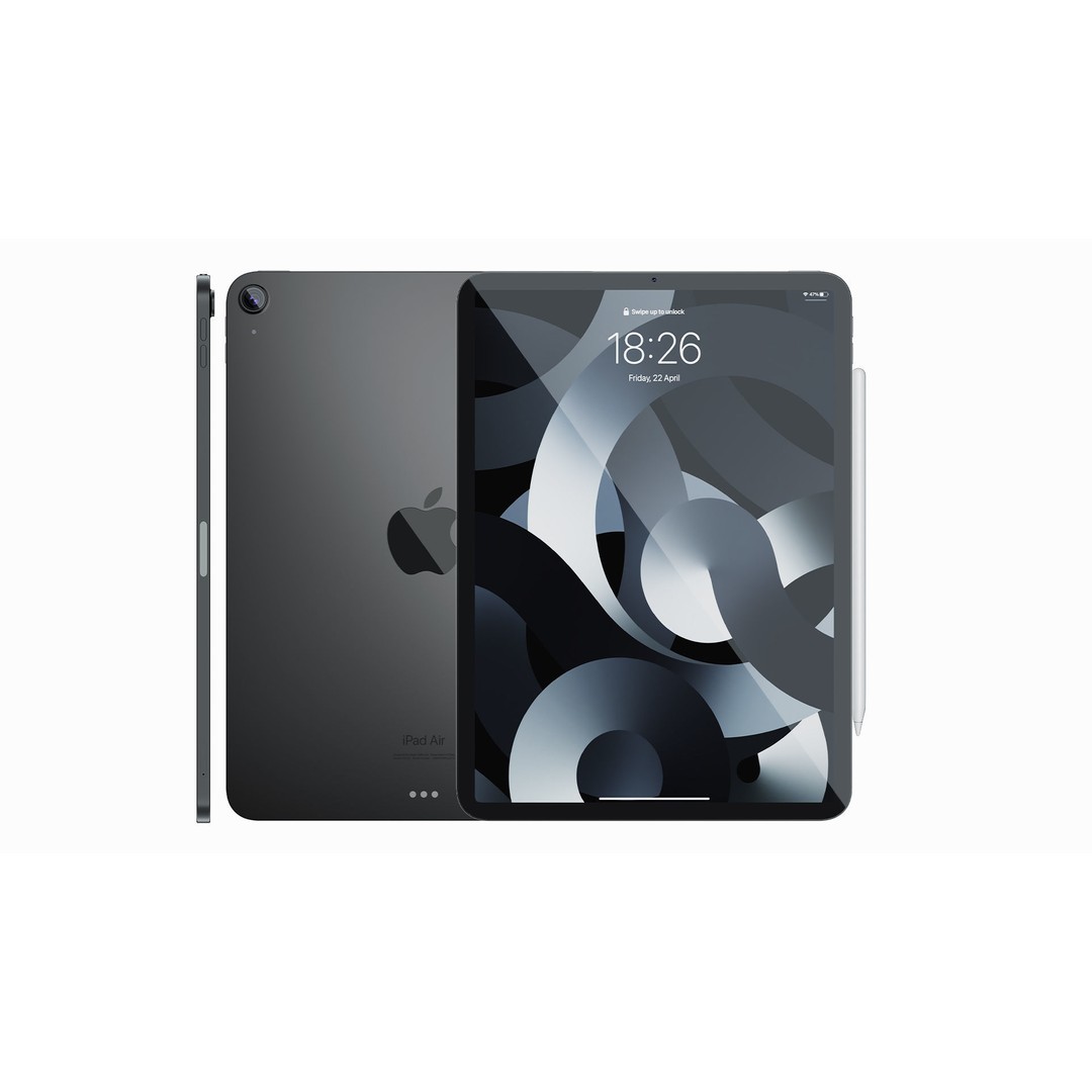Apple iPad Air 2022 3D Model – Detailed Collection with Pencil & Keyboard - View 33