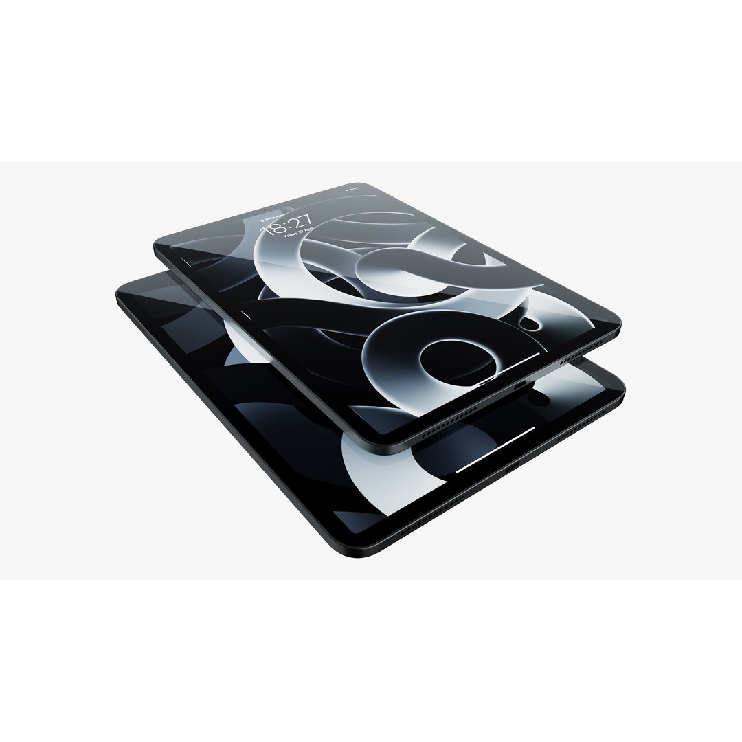 Apple iPad Air 2022 3D Model – Detailed Collection with Pencil & Keyboard - View 40