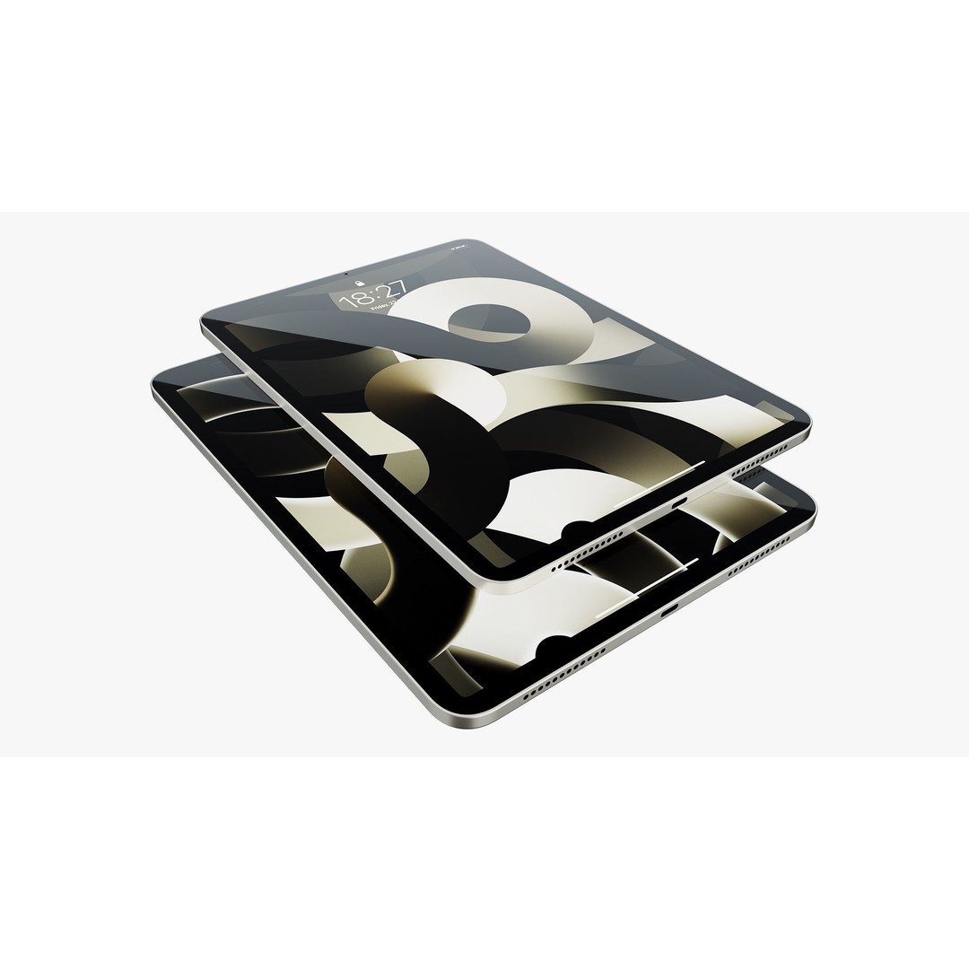 Apple iPad Air 2022 3D Model – Detailed Collection with Pencil & Keyboard - View 47