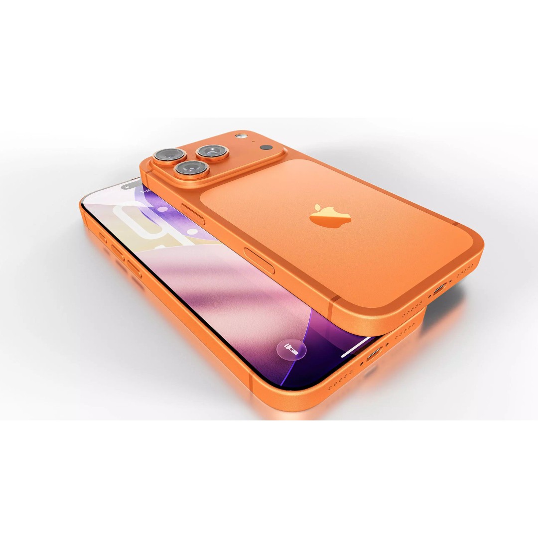 Apple iPhone 17 Pro Cosmic Orange 3D Model – High Poly PBR Asset, FBX & OBJ - View 18