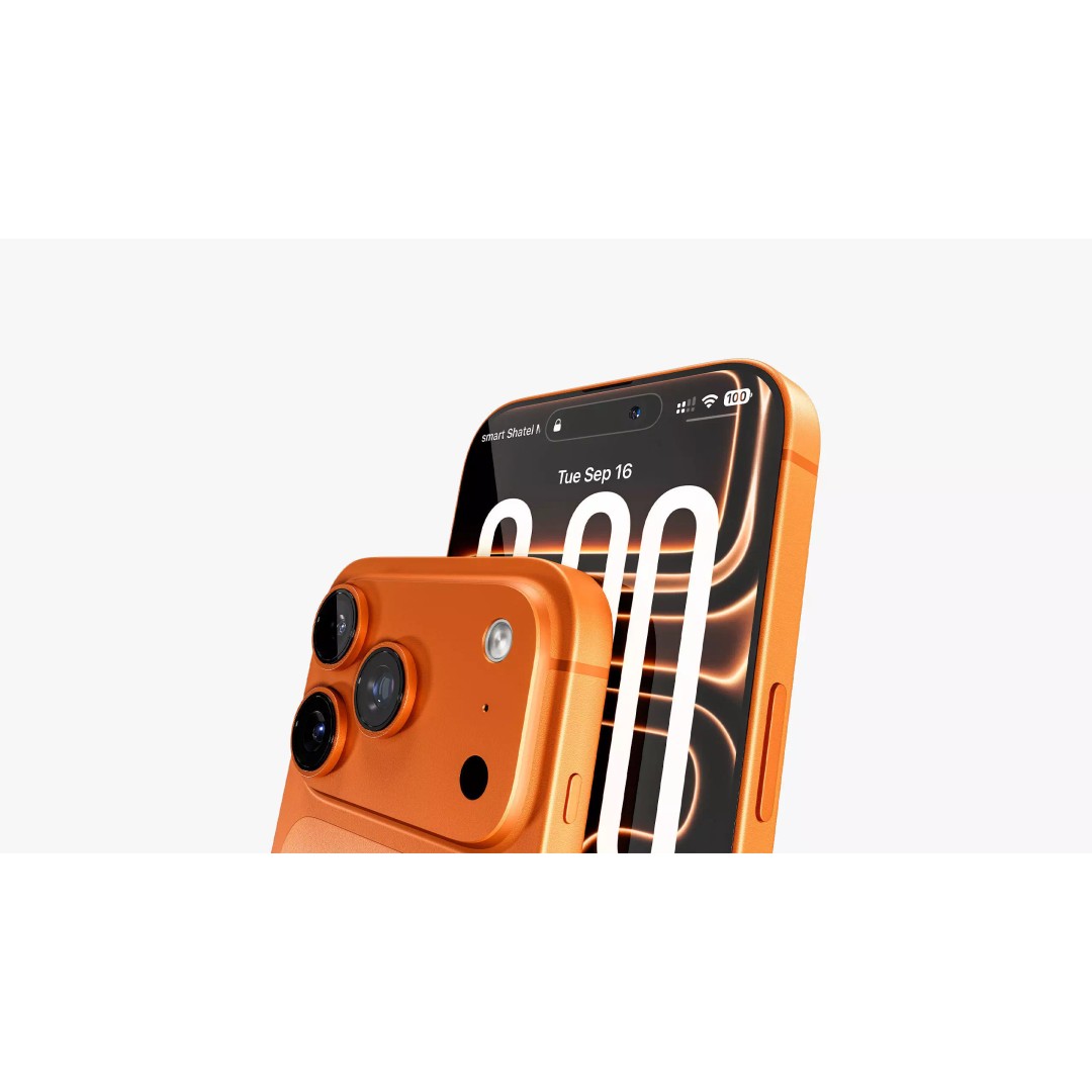 Apple iPhone 17 Pro Cosmic Orange 3D Model – High Poly PBR Asset, FBX & OBJ - View 7