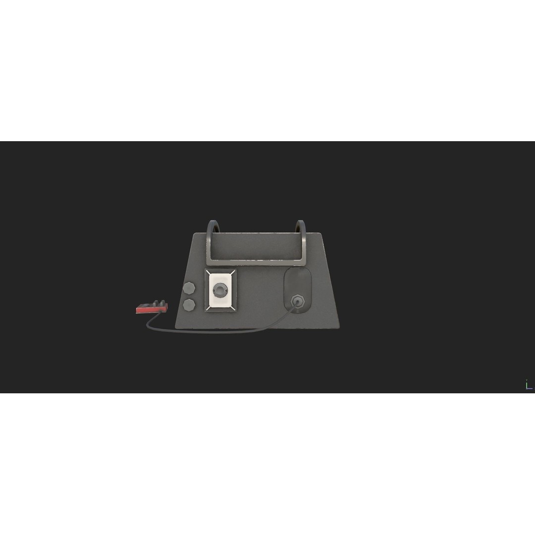 Vintage Retro Radio 3D Model – High Poly PBR Asset, FBX, OBJ - View 10