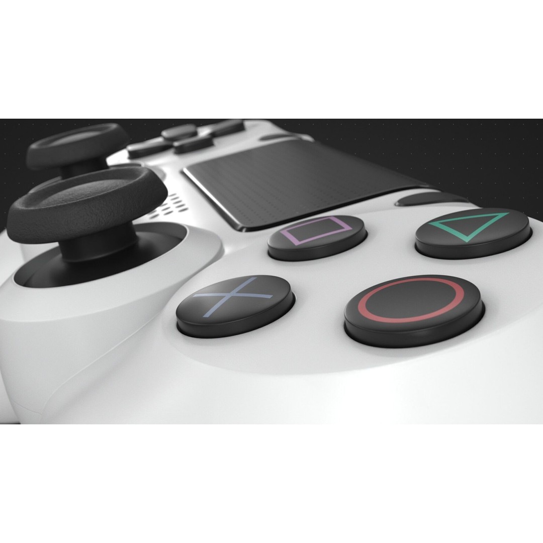 Dualshock 4 Wireless Controller 3D Model – High Poly PBR Asset, FBX, OBJ - View 10