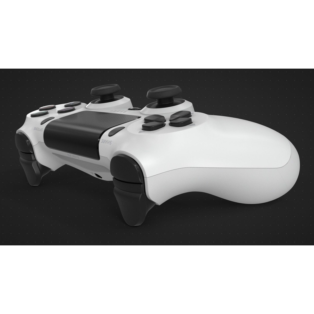 Dualshock 4 Wireless Controller 3D Model – High Poly PBR Asset, FBX, OBJ - View 9