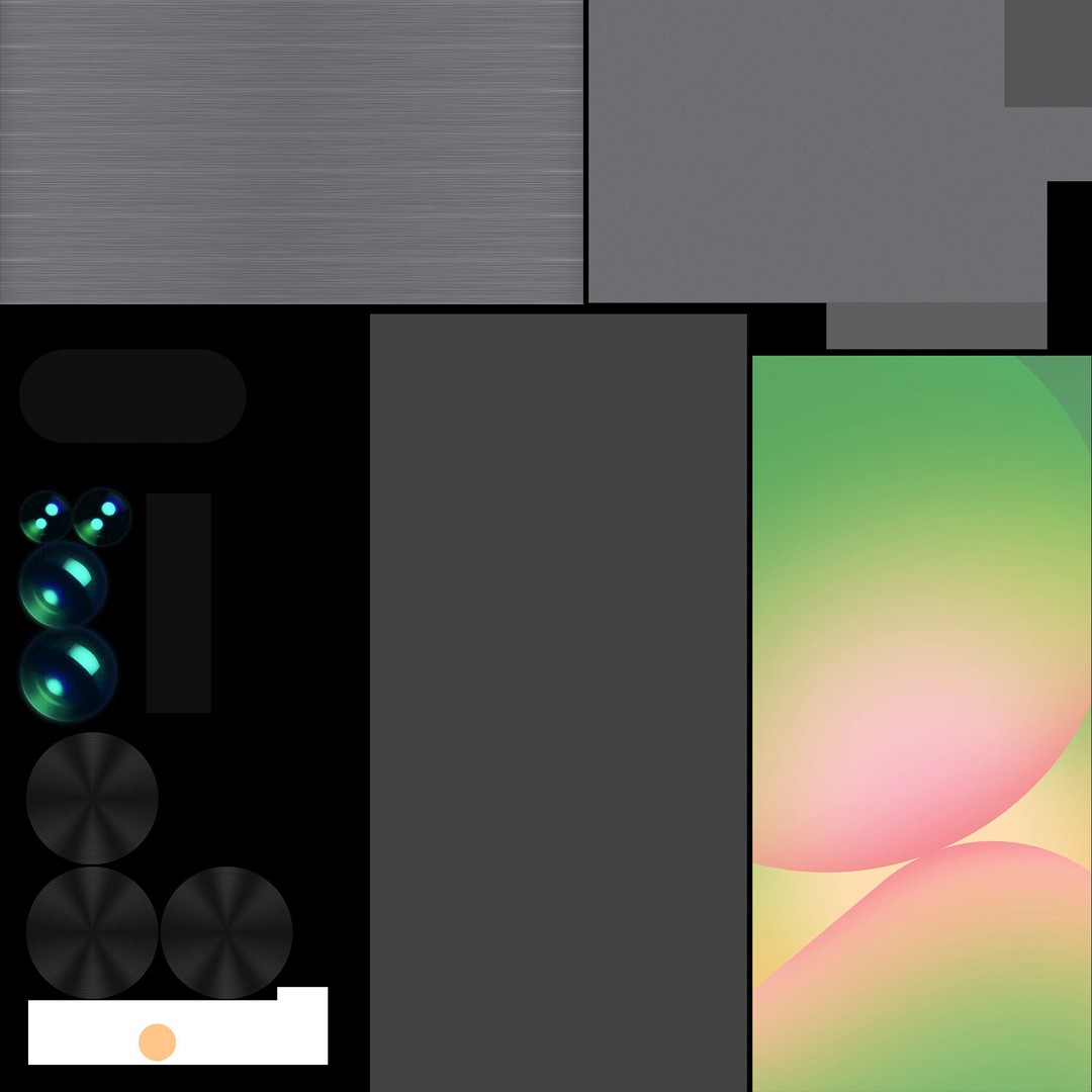 Samsung Galaxy A56 5G 3D Model – Low Poly Game Asset, FBX, OBJ - View 31