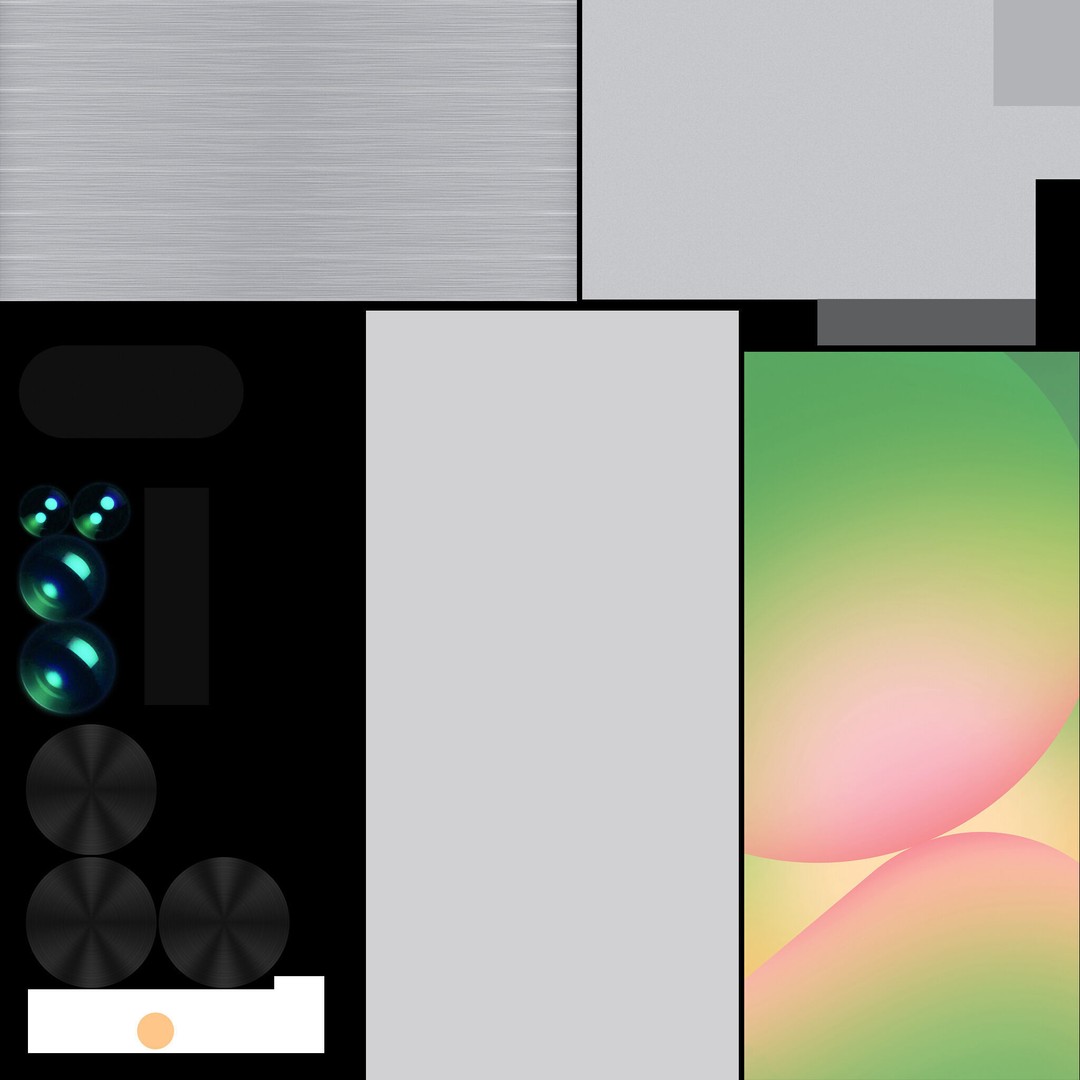 Samsung Galaxy A56 5G 3D Model – Low Poly Game Asset, FBX, OBJ - View 32
