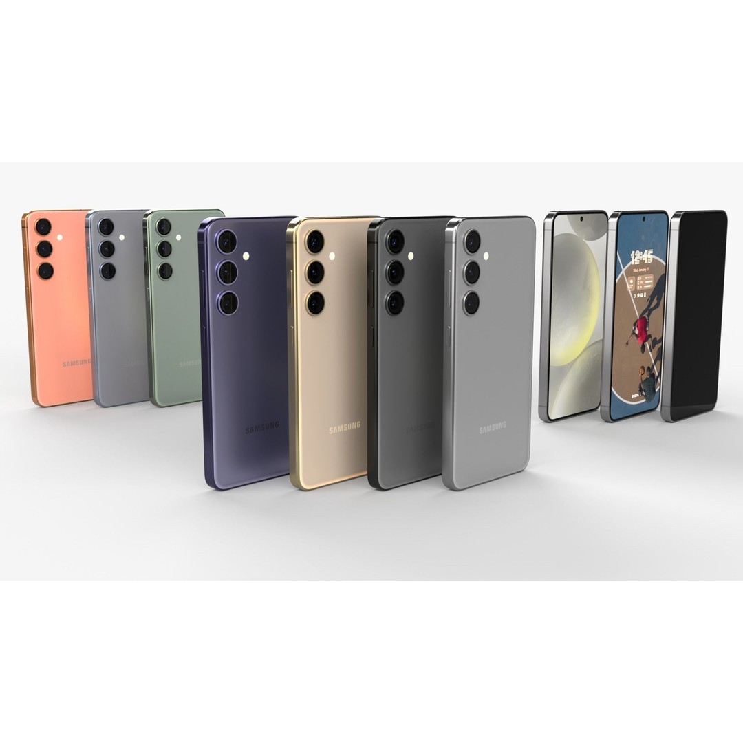 Samsung Galaxy S24 3D Model – Full Collection, PBR Textures, FBX & OBJ - View 5