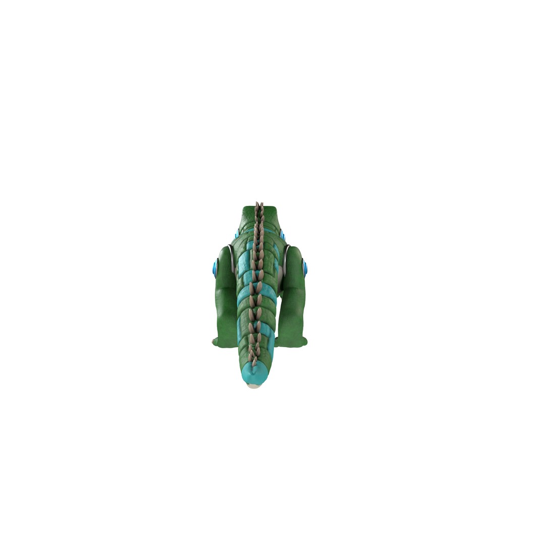 Electronic Pet 3D Model – Realistic Dino Toy with PBR Textures, Blender - View 15